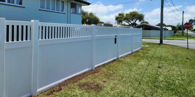 fence white new